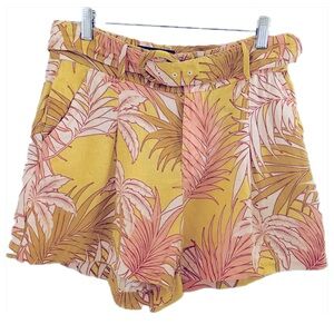 FLAX Tropical Linen Shorts M
